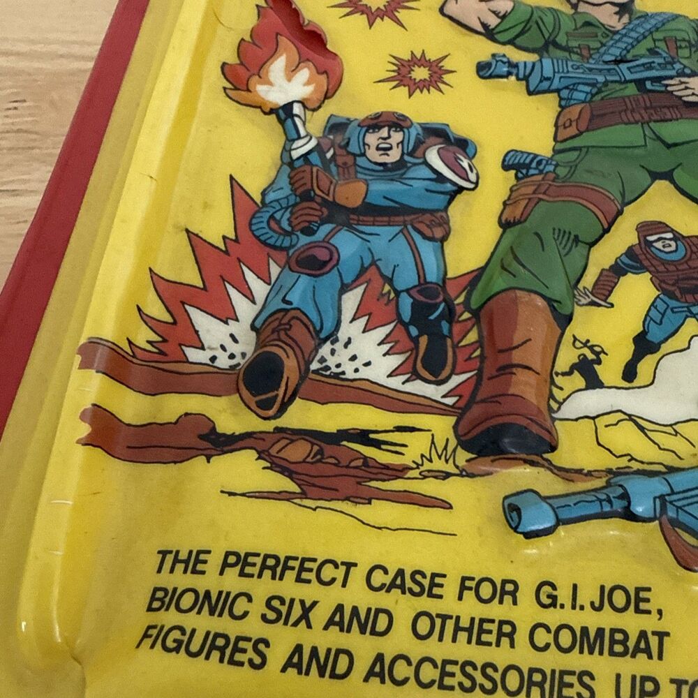 Vintage Tara Toys GI Joe Combat Collectors Case for Figures Read - Picture 11 of 14